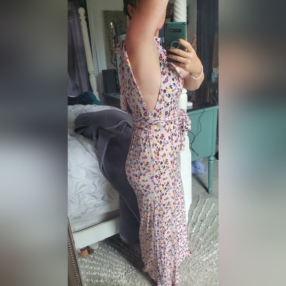 Free People Vibe Check One Piece In Ditzy Shell - Picture 7 of 7